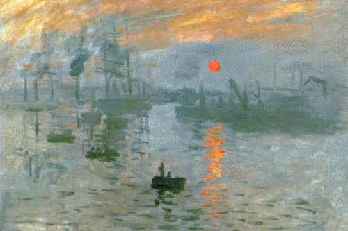 Claude Monet Impression at Sunrise China oil painting art